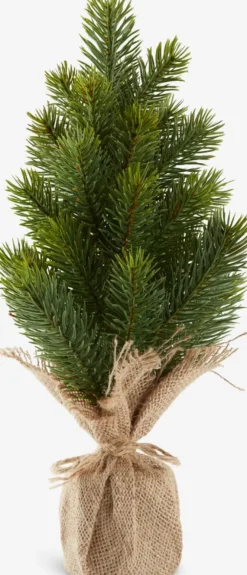 Kunstboom KVASER Ø14xH34cm groen met zak