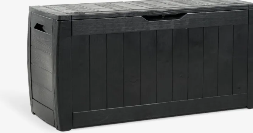 Kussenbox BISNAP B117xH58xD45 zwart