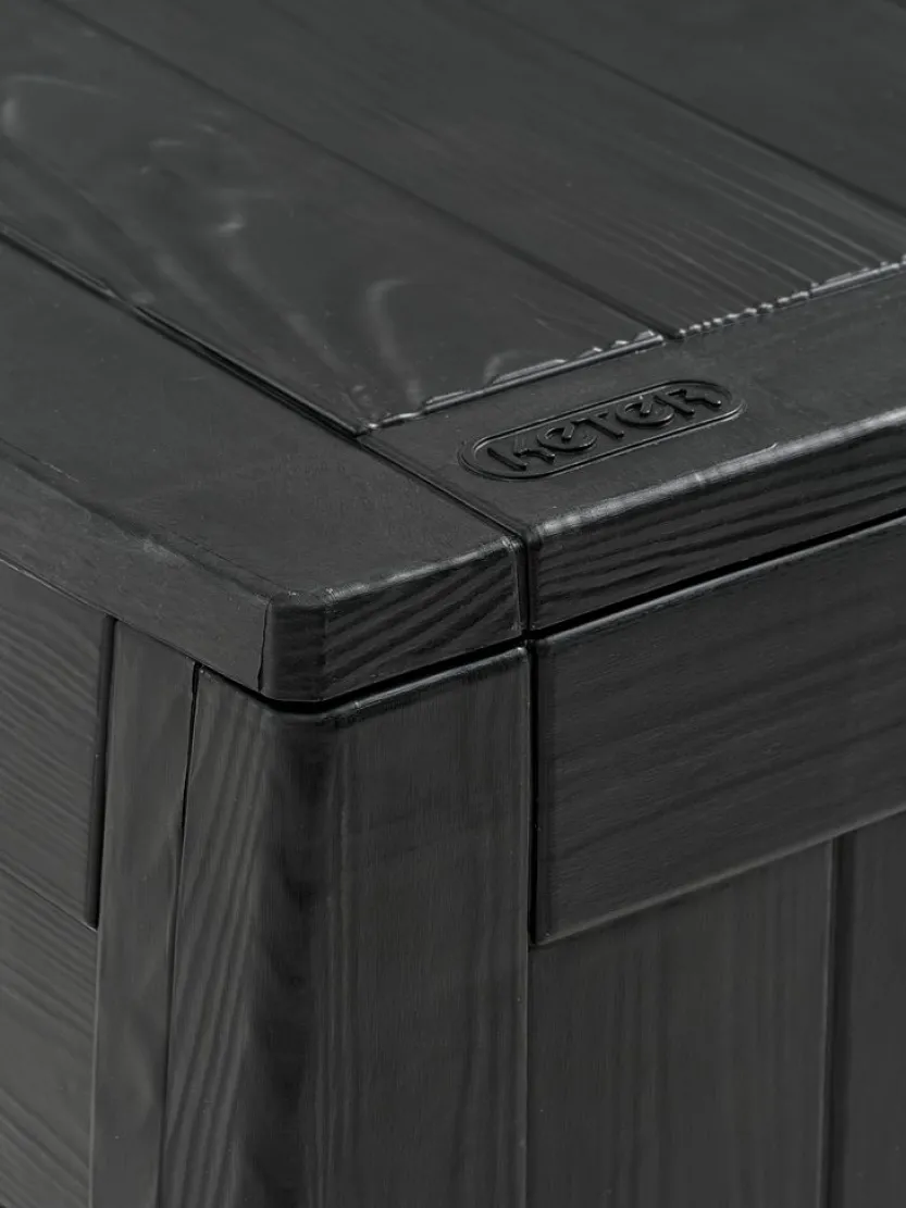 Kussenbox BISNAP B117xH58xD45 zwart