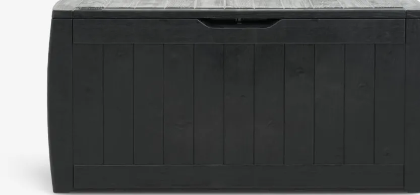 Kussenbox BISNAP B117xH58xD45 zwart