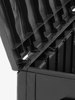 Kussenbox BISNAP B117xH58xD45 zwart