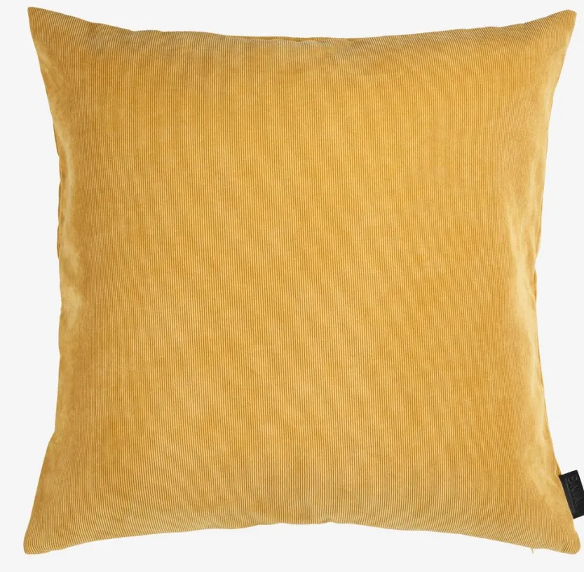 Kussenhoes DUSKULL 50x50 geel