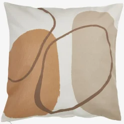 Kussenhoes POPPEL 50x50 wit/beige