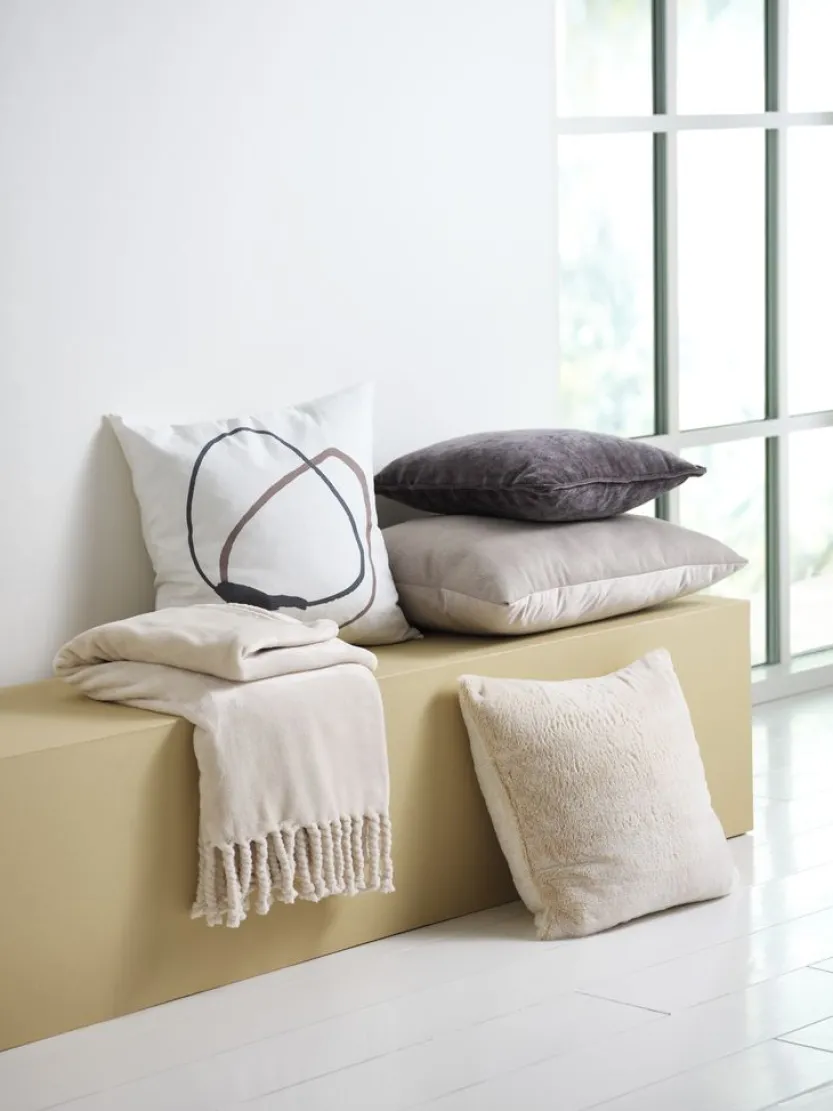 Kussenhoes SMYLE 50x50 beige