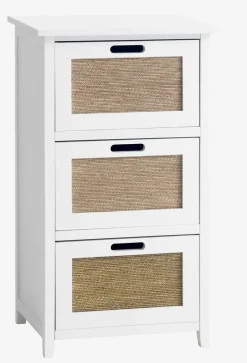 Ladekast BJERRINGBRO 3 lades naturel/wit