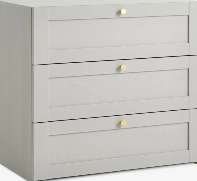 Ladekast FRAMLEV 3 lades grijs