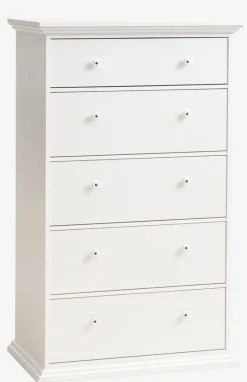 Ladekast FREDENSBORG 5 lades wit