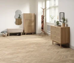 Ladekast HALMSTAD 3 lades eiken