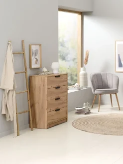 Ladekast JENSLEV 4 lades eiken