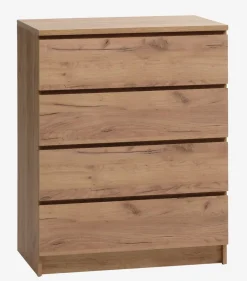 Ladekast LIMFJORDEN 4 lades naturel eiken