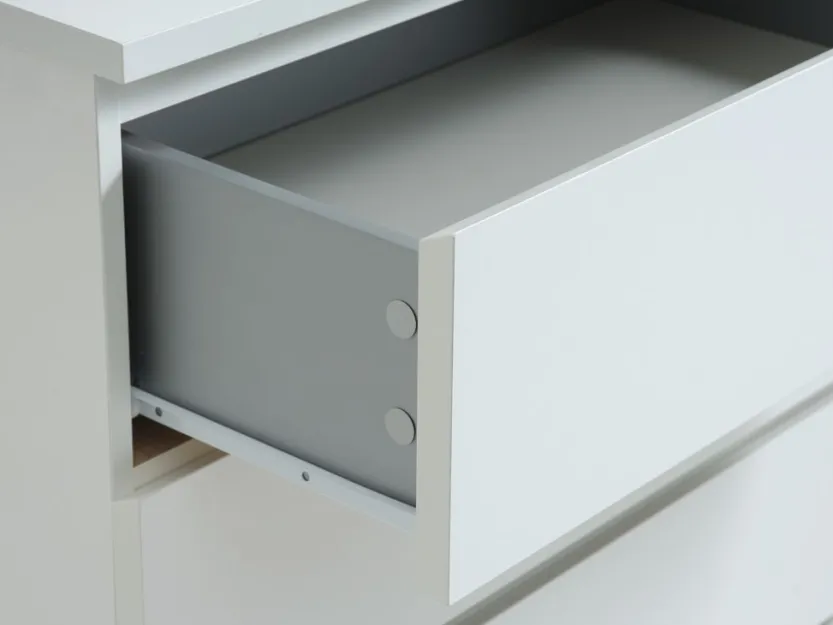 Ladekast LIMFJORDEN 3+3 lades wit