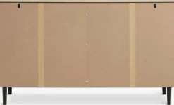 Ladekast ODENSE 3+3 lades eiken/zwart