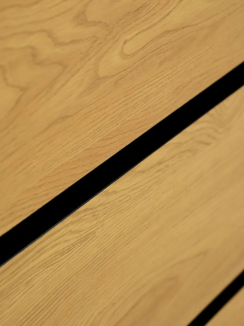 Ladekast ODENSE 3 lades eiken/zwart