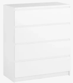 Ladekast TANGBJERG 4 lades wit