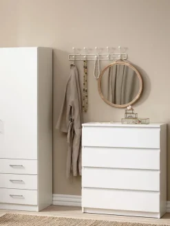 Ladekast TANGBJERG 4 lades wit