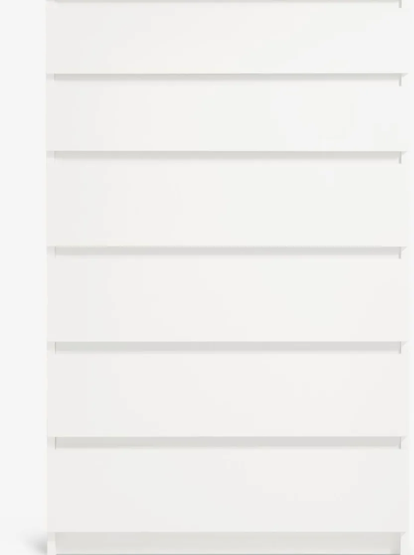 Ladekast TANGBJERG 6 lades wit