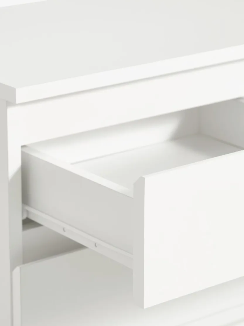 Ladekast TANGBJERG 6 lades wit