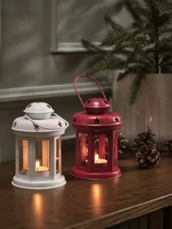 Lantaarn AUDHUMLE Ø10 metaal/glas