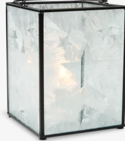 Lantaarn OLIVIN B13xL13xH18cm zwart