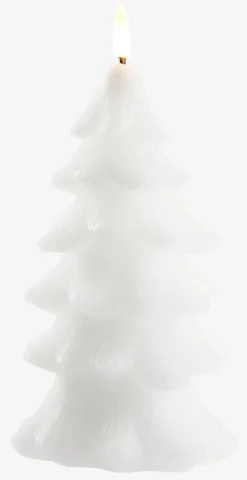 LED kaars MARIPOSIT Ø9xH20cm wit