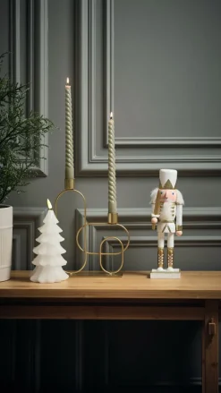 LED kaars MARIPOSIT Ø9xH20cm wit