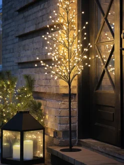 LED lampjesboom NUNDORIT H160cm 208LED en timer