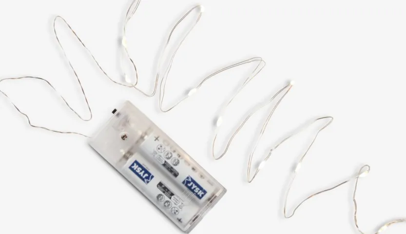 LED lichtsnoer DIOPSID L90cm 10LED zilver