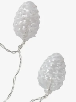 LED lichtsnoer OPALIT 10LED dennenappels en timer