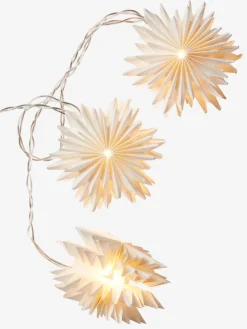 LED lichtsnoer PLATIN L150cm met LED sterren en timer