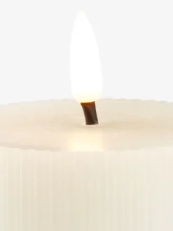 LED stompkaars GALAR Ø8xH13cm met timer wit