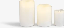 LED stompkaars SOREN Ø8xH13cm wit