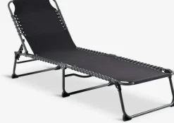 Ligbed HALDEN B60xL189 zwart