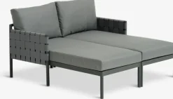 Ligbed IANO B136xL156 grijs