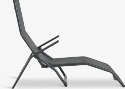 Ligstoel LOMMA B63xL130 zwart