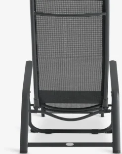 Ligstoel LOMMA B63xL130 zwart