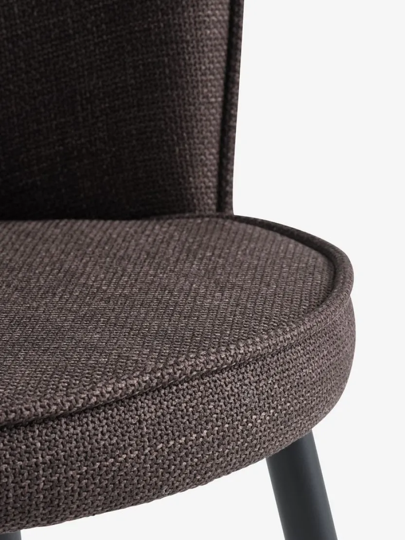 LINTRUP L190/280 tafel eiken + 4 RISSKOV donkerbruin