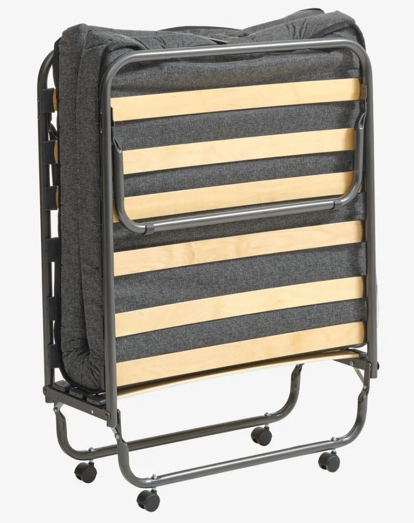 Logeerbed JESBY 80x190 antraciet grijs