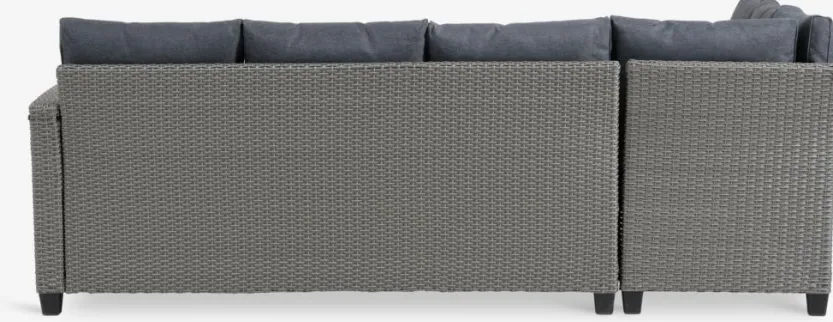 Loungeset AGERMOSE 6-persoons grijs