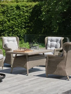 Loungeset FALKENBERG 4-persoons naturel