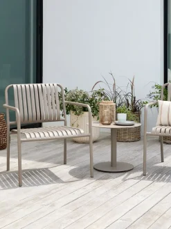 Loungeset FURUSET 2-persoons donkerzand