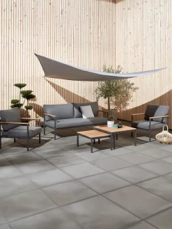 Loungeset ODDESUND 4,5-persoons grijs