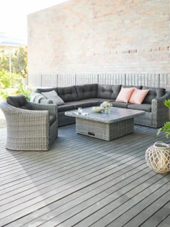 Loungeset TAMBOHUSE 5-persoons grijs