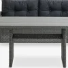 Loungeset VISBY 4-persoons grijs