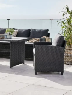 Loungestoel AGERMOSE zwart