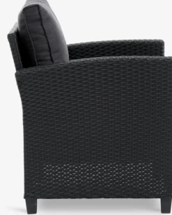 Loungestoel AGERMOSE zwart