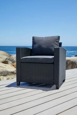 Loungestoel AGERMOSE zwart