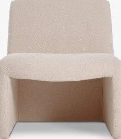 Loungestoel BULLERUP off-white teddy