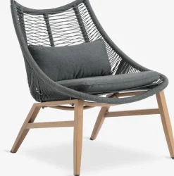 Loungestoel DANNEMARE grijs