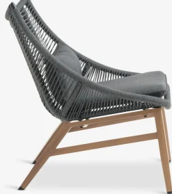 Loungestoel DANNEMARE grijs