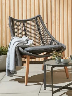 Loungestoel DANNEMARE grijs